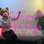 Animals Pets Neon Sign Welcome To The Jungle 1