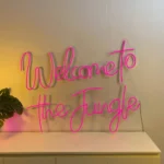 Animals Pets Neon Sign Welcome To The Jungle 1