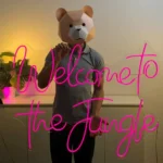 Animals Pets Neon Sign Welcome To The Jungle 1