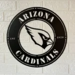Arizona Cardinals Metal Sign Fierce Bird Head 1