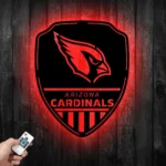 Arizona Cardinals Metal Sign Shield Shape 1