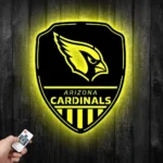 Arizona Cardinals Metal Sign Shield Shape 1