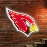 Arizona Cardinals Neon Sign Cardinals Head 1