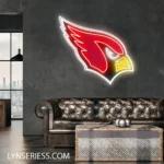 Arizona Cardinals Neon Sign Cardinals Head 1