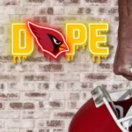 Arizona Cardinals Neon Sign Dripping Dope 1