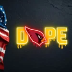 Arizona Cardinals Neon Sign Dripping Dope 1