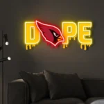 Arizona Cardinals Neon Sign Dripping Dope 1
