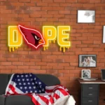 Arizona Cardinals Neon Sign Dripping Dope 1
