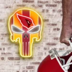 Arizona Cardinals Neon Sign The Punisher 1