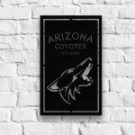 Arizona Coyotes Metal Sign Custom Est 1996 Nhl 1