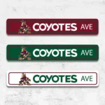 Arizona Coyotes Metal Sign Nhl 1