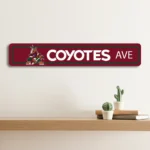 Arizona Coyotes Metal Sign Nhl 1