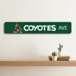 Arizona Coyotes Metal Sign Nhl 1