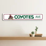 Arizona Coyotes Metal Sign Nhl 1