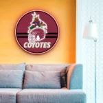 Arizona Coyotes Neon Sign Nhl Helmet Acrylic 1