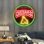 Arizona Coyotes Neon Sign Retro Acrylic 1