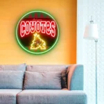 Arizona Coyotes Neon Sign Retro Acrylic 1