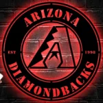 Arizona Diamondbacks Metal Sign Arizona A Emblem 1
