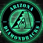 Arizona Diamondbacks Metal Sign Arizona A Emblem 1