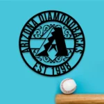 Arizona Diamondbacks Metal Sign Custom Mlb 1