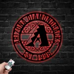 Arizona Diamondbacks Metal Sign Custom Mlb 1