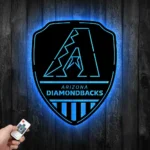 Arizona Diamondbacks Metal Sign Shield Shape 1