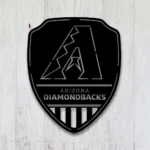 Arizona Diamondbacks Metal Sign Shield Shape 1