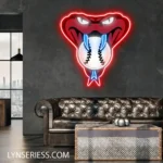 Arizona Diamondbacks Neon Sign Cobra Ball Icon 1