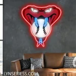 Arizona Diamondbacks Neon Sign Cobra Ball Icon 1