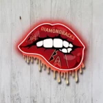 Arizona Diamondbacks Neon Sign Dripping Lips 1