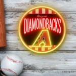Arizona Diamondbacks Neon Sign Retro Acrylic 1
