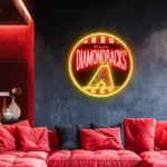 Arizona Diamondbacks Neon Sign Retro Acrylic 1