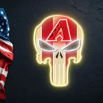 Arizona Diamondbacks Neon Sign The Punisher 1