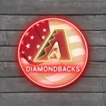 Arizona Diamondbacks Neon Sign Us Flag Acrylic 1
