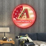 Arizona Diamondbacks Neon Sign Us Flag Acrylic 1