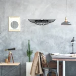 Aston Martin Metal Sign Logo Car 1