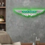 Aston Martin Neon Sign Logo 1