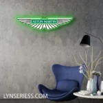 Aston Martin Neon Sign Logo 1