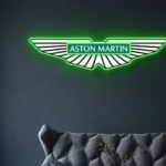 Aston Martin Neon Sign Logo 1