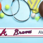 Atlanta Braves Metal Sign Artistic Mlb 1