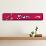 Atlanta Braves Metal Sign Artistic Mlb 1
