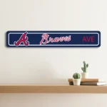 Atlanta Braves Metal Sign Artistic Mlb 1