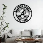Atlanta Braves Metal Sign Custom Mlb 1