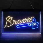 Atlanta Braves Neon Sign 3 Color 1