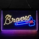 Atlanta Braves Neon Sign 3 Color 1
