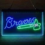 Atlanta Braves Neon Sign 3 Color 1