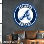 Atlanta Braves Neon Sign Mlb 1