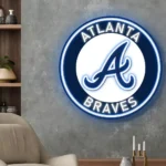 Atlanta Braves Neon Sign Mlb 1