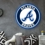 Atlanta Braves Neon Sign Mlb 1