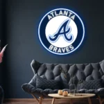 Atlanta Braves Neon Sign Mlb 1